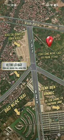 Bán đất 180m² full thổ cư ngang 15m giá 14 tỷ tại Xã Long Hưng Huyện Văn Giang