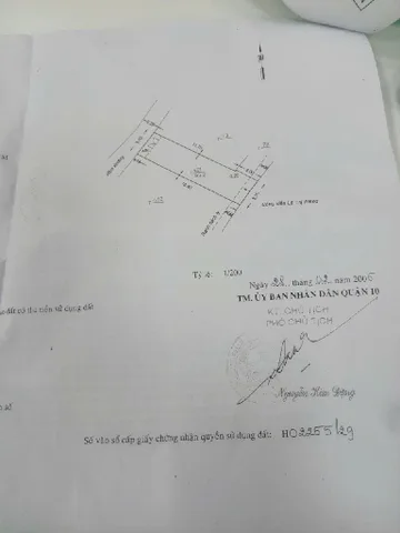 NHÀ CŨ TIỆN XÂY MỚI · DỰA LƯNG Công viên Lê Thị Riêng · Quận 10 · 53.2M² (3.7×13.75M) · GIÁ 5.2 TỶ