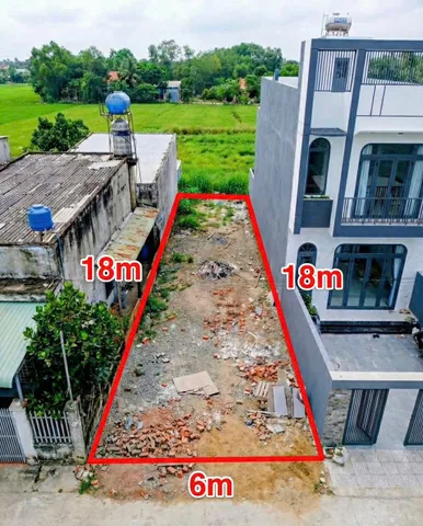 Tôi chính chủ cần bán lô đất Tân Phú Trung gần BV diện tích 6 x 18 full thổ xây dựng thoải mái giá 1 tỷ 550 còn TL