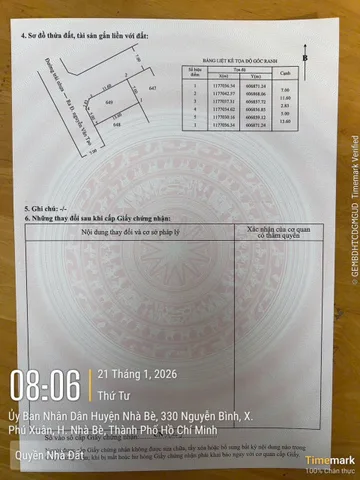 Bán đất 93m² full thổ cư ngang 6m giá 3.8 tỷ tại Xã Hiệp Phước