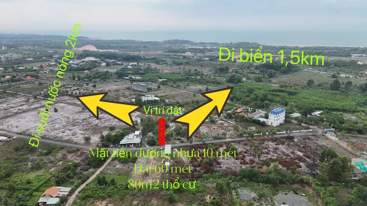 Bán đất 762m² - có sẵn 118m² thổ cư - ngang 15.5m - giá 4.8 tỷ tại Xã Bình Châu