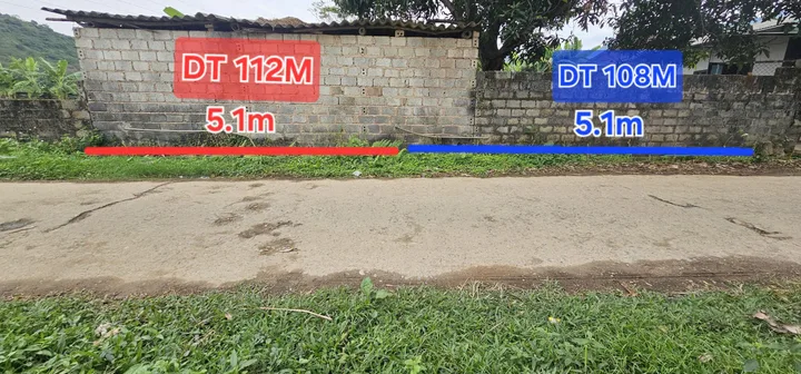2 lô 108m và 112m - mặt tiền 5.1m - sổ đẹp - chỉ loanh quanh 1 tỷ