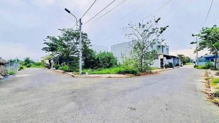 Lô góc 132m2 (7x20) KDC Xoài Đôi, Long Trạch, giá tốt cho đầu tư