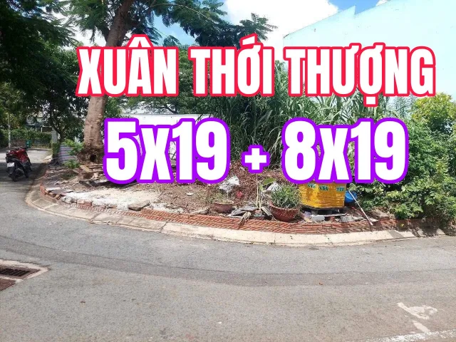 🟥Bán đất 160m² full thổ cư ngang 8x20m giá 4.6 tỷ tại Xuân Thới Thượng , Xã Bà Điểm