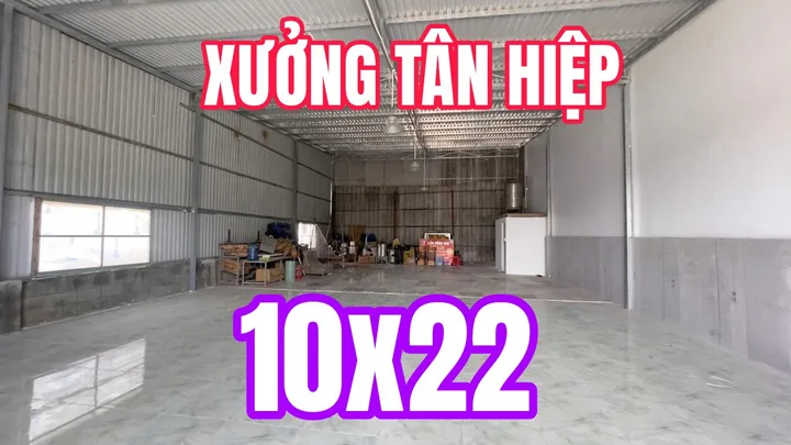 🔴 KHO XƯỞNG TÂN HIỆP GẦN SONG HÀNH 10X22 THỔ SỔ RIÊNG 7TY6 
Vị trí Song Hành vào 90m tới nhựa xe tải lớn vivu đã xây full sử dụng