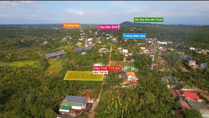Chính chủ gửi bán lô liền kề giáp ranh
Hoà Thắng- BMT.