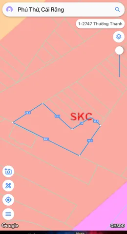 BÁN 1221m² ĐẤT SKC. MẶT TIỀN TRƯƠNG VĨNH NGUYÊN, PHƯỜNG HƯNG PHÚ, CẦN THƠ.