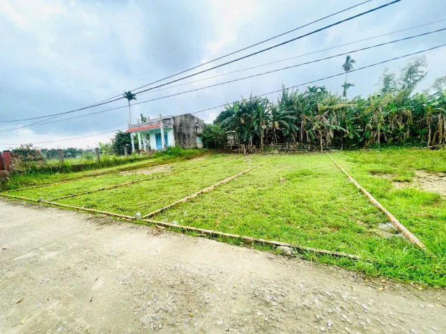 🏠🏠 Bán cặp lô Điện Bàn ngang 10m mặt tiền đường quy hoạch 7m chỉ cần trả trước 3xx
   • 5m * 23m  —> 120m2  giá chỉ 6xx