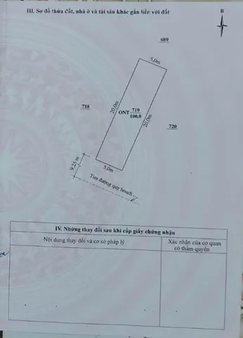 BÁN LÔ ĐẤT MBQH 65 – LONG ANH, TP THANH HÓA