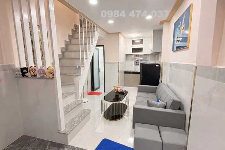 Bán nhà hẻm 26 Đường Số 59 Phường An Hội Tây Gò Vấp, 2 mặt hẻm xe hơi đậu cửa, 3 tầng, nội thất đầy đủ