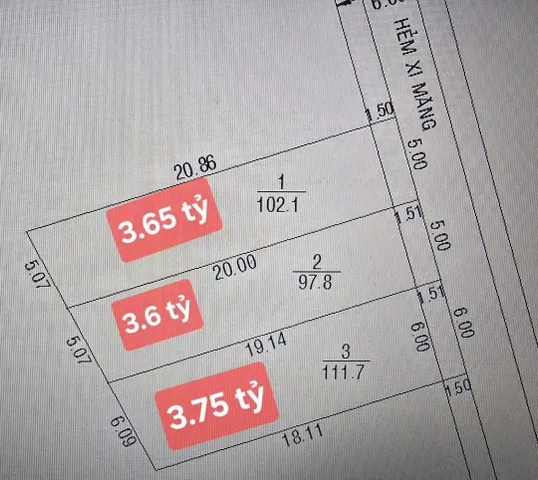 🟥Bán đất nền Đông Thạnh 6x22= 130m² thổ cư ngang 6m giá 3.65 tỷ tại Đường Đông Thạnh 4