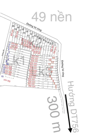 Bán đất 300m² có sẵn 50m² thổ cư ngang 5m giá 350 triệu tại Xã Nha Bích