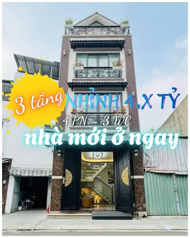 NHÀ MỚI Ở NGAY Q.8, 35m², 3 TẦNG, 4.X TỶ  HẺM 4m BA ĐÌNH, NHÀ CHÍNH CHỦ 0918846608