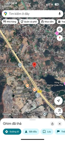 Bán đất 174.6m² có sẵn 109m² thổ cư ngang 5m giá 1.87 tỷ tại Xã Châu Pha