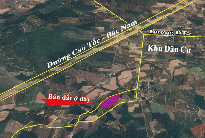 BÁN 3,8 HA ĐẤT NAM NINH HÒA – GẦN KDC, GẦN ĐƯỜNG DT5