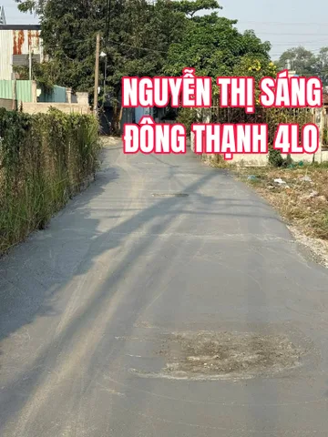 🟥Nguyễn Thị Sáng, Đông Thạnh có 4 lô sổ vừa ra 5x18=đất 90m² full thổ cư giá 3.5 tỷ tại Xã Đông Thạnh