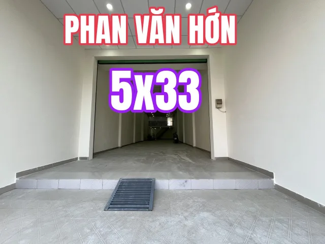 🟥Bán nhà mặt tiền Phan Văn Hớn 5x33m nhà mới vào ở ngay 160m² giá 10.8 tỷ tại Đường Phan Văn Hớn, Xã Bà Điểm Hóc Môn