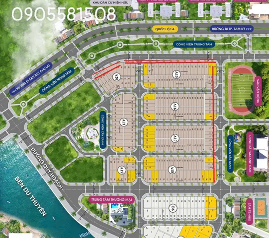 BÁN ĐẤT KDC TAM ANH NAM GẦN UB, HUYỆN NÚI THÀNH, TỈNH QUẢNG NAM CŨ.