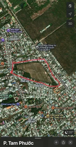 Bán đất 80000m² ngang 200m giá 240 tỷ tại Phường Tam Phước