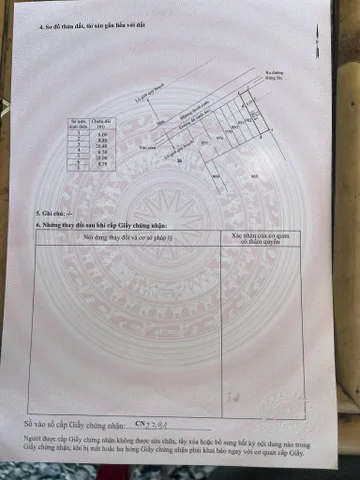 Bán đất 141m² có sẵn 99m² thổ cư ngang 5m giá 4.55 tỷ tại Xã Bình Khánh