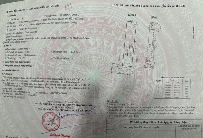Bán Gấp Dẫy Nhà Trọ, Phường 13, Tân Bình, DT: 98m² full thổ cư ngang 4,6m giá 14.5 tỷ tại Phường Tân Bình