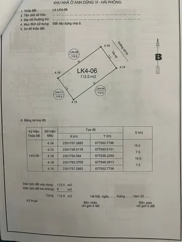 Bán 112,5m2 mặt đường 25m, Anh Dũng Newcity