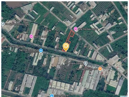 Bán đất 1200m² full thổ cư ngang 15m giá 9.5 tỷ tại Xã Đức Hòa