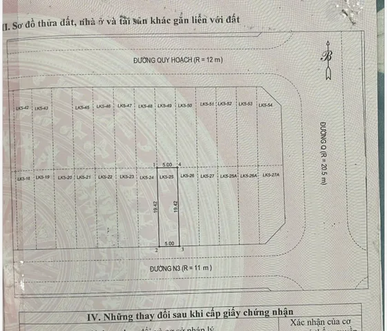 Cần bán đất ATA Phú Mỹ, Lô LK5 diện tích 97.1m²  ngang 5m giá 2,9 tỷ tại Đường N3 rộng 11m vỉa hè 5m, khu đô thị ATA  Phường Phú Mỹ, gần Công ty Trí Đạt, Mầm non Lan Anh...