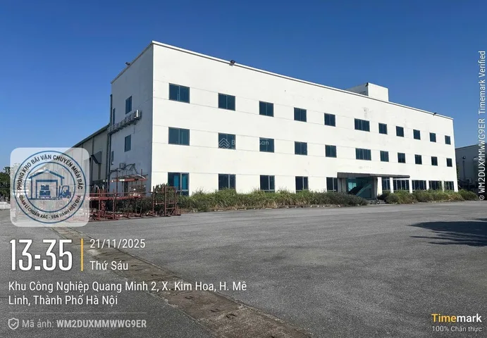 Nhà xưởng mới xây góc đường đôi KCN Quang Minh