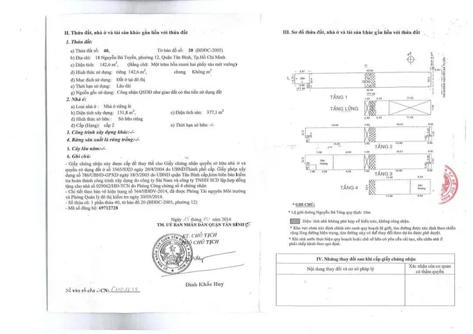 Bán nhà 18 Nguyễn Bá Tuyển, P. 12, Q. Tân Bình – Giá 23 tỷ