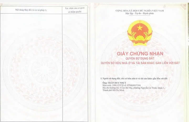 Bán nhà 4 Cao Bá Nhạ, P. Nguyễn Cư Trinh, Q.1 – Giá 32 tỷ