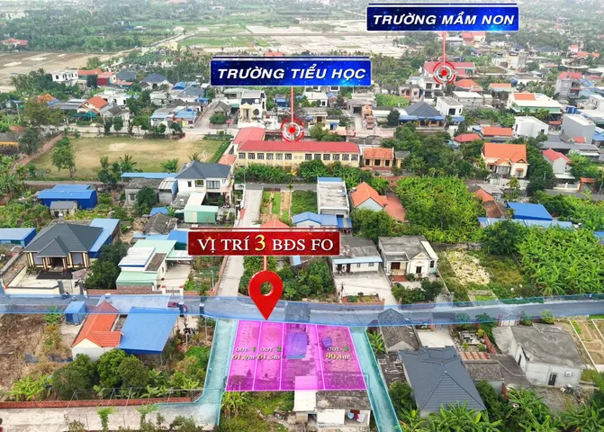 Bán Đất 60m2 có sẵn 60 m2 thổ cư giá 970 triệu tại Phường Lê Ích Mộc.l/h:076.231.9990 e Thúy