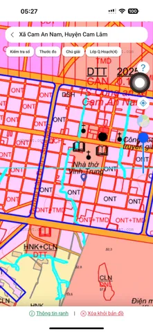 Bán đất 488m² full thổ cư ngang 10.5m giá 5.86 tỷ tại Xã Cam An Nam Huyện Cam Lâm