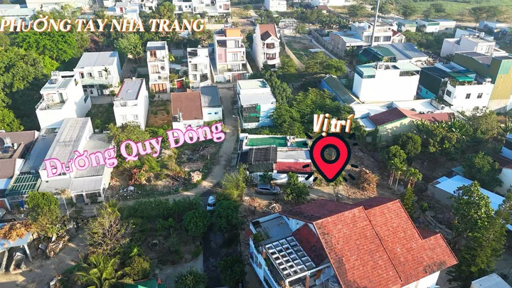 Bán đất 89.4m² có sẵn 88m² thổ cư ngang 5,8m giá 1.87 tỷ tại Phường Tây Nha Trang