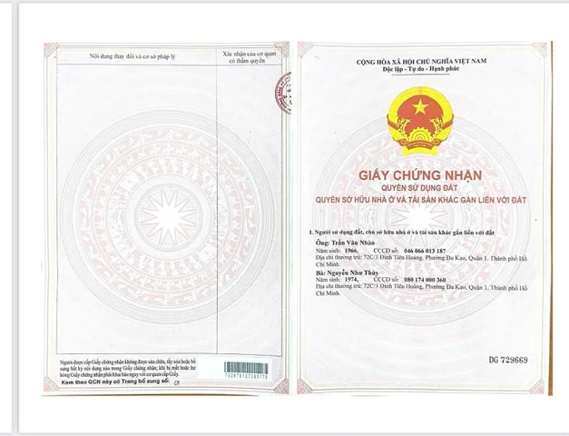 Bán nhà 345/41 Trần Hưng Đạo, P. Cầu Kho, Quận 1 – Giá 69 tỷ