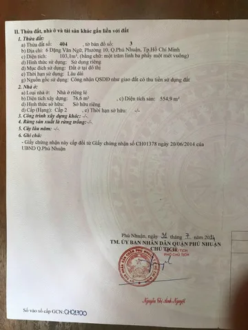 Bán nhà Đặng Văn Ngữ, Phường 10, Quận Phú Nhuận – Giá 38 tỷ