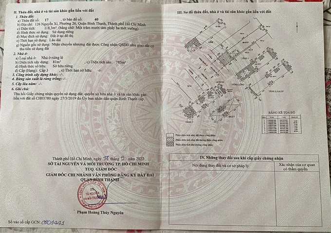 Bán nhà 126 Nguyễn Xí, P. 26, Q. Bình Thạnh – Giá 55 tỷ