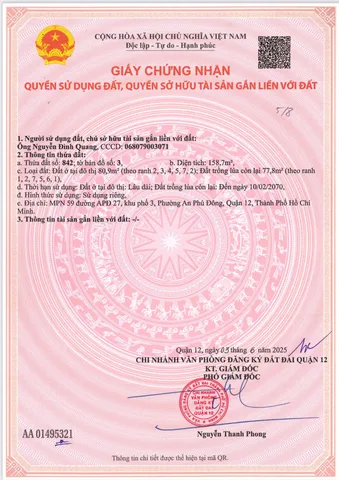 Bán nhà Võ Thị Thừa, Phường An Phú Đông, Quận 12 – Giá 26 tỷ