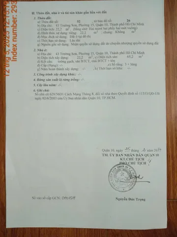 Bán nhà Trường Sơn, P.14, Quận 10 – Giá 13 tỷ