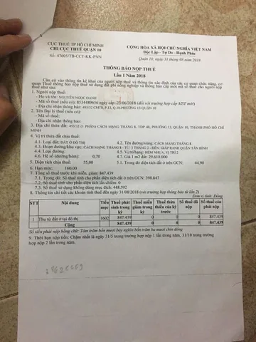Bán nhà CMT8, P.13, Quận 10 – Giá 21,5 tỷ