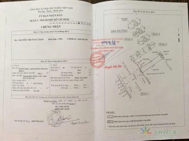 Bán nhà Đề Thám ,Phường Phạm Ngũ Lão ,Quận 1 – Giá 65 tỷ
