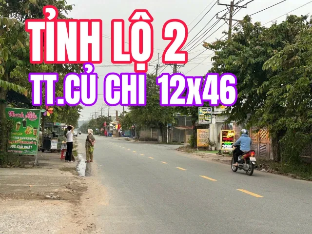 🟥Bán đất 500m² mặt tiền Tỉnh Lộ 2 qua Thị trấn Củ Chi vị trí đẹp có sẵn 30m² thổ cư giá 5ty8 liên hệ Đất Ngọc để sở hữu