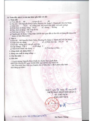 Bán nhà Nguyễn Đình Chiểu, Phường 4, Quận 3 – Giá 25 tỷ