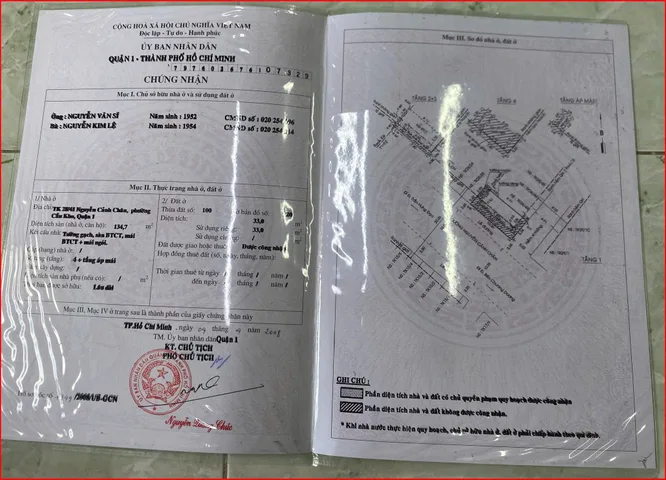 Bán nhà Nguyễn Cảnh Chân, P.Cầu Kho, Quận 1 – Giá 34 tỷ