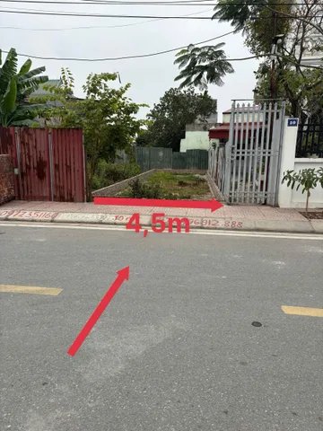 25/02/2026.Bán đất 80m² full thổ cư ngang 4,5m. đường nhựa 7m. giá 2,8x tỷ tại Phường An Dương. Bắc Sơn. liên hệ 0362558882