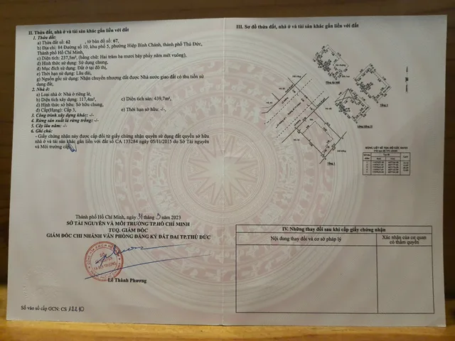 Bán nhà Mặt tiền Đường Số 10, Phường Hiệp Bình Chánh, Thành phố Thủ Đức – Giá 48 tỷ