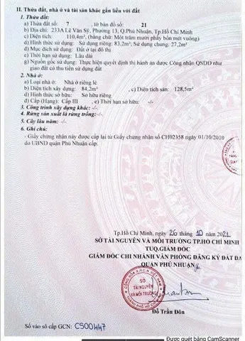 Bán nhà Mặt tiền Lê Văn Sỹ, Phường 13, Phú Nhuận – Giá 32 tỷ