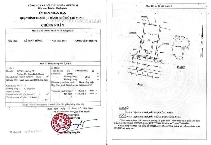 Bán nhà Hẻm Nguyễn Gia Trí, P.25, Q. Bình Thạnh – Giá 60 tỷ
