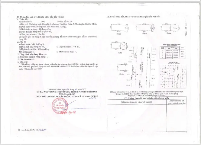 Bán nhà Mặt tiền Đường số 4, P.Tân Phú, Quận 7 – Giá 12,6 tỷ