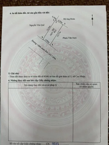Bán 60 m đường nhựa gần 8 m Cao Nhân kinh doanh buôn bán được. L/h:076.231.9990 e Thúy